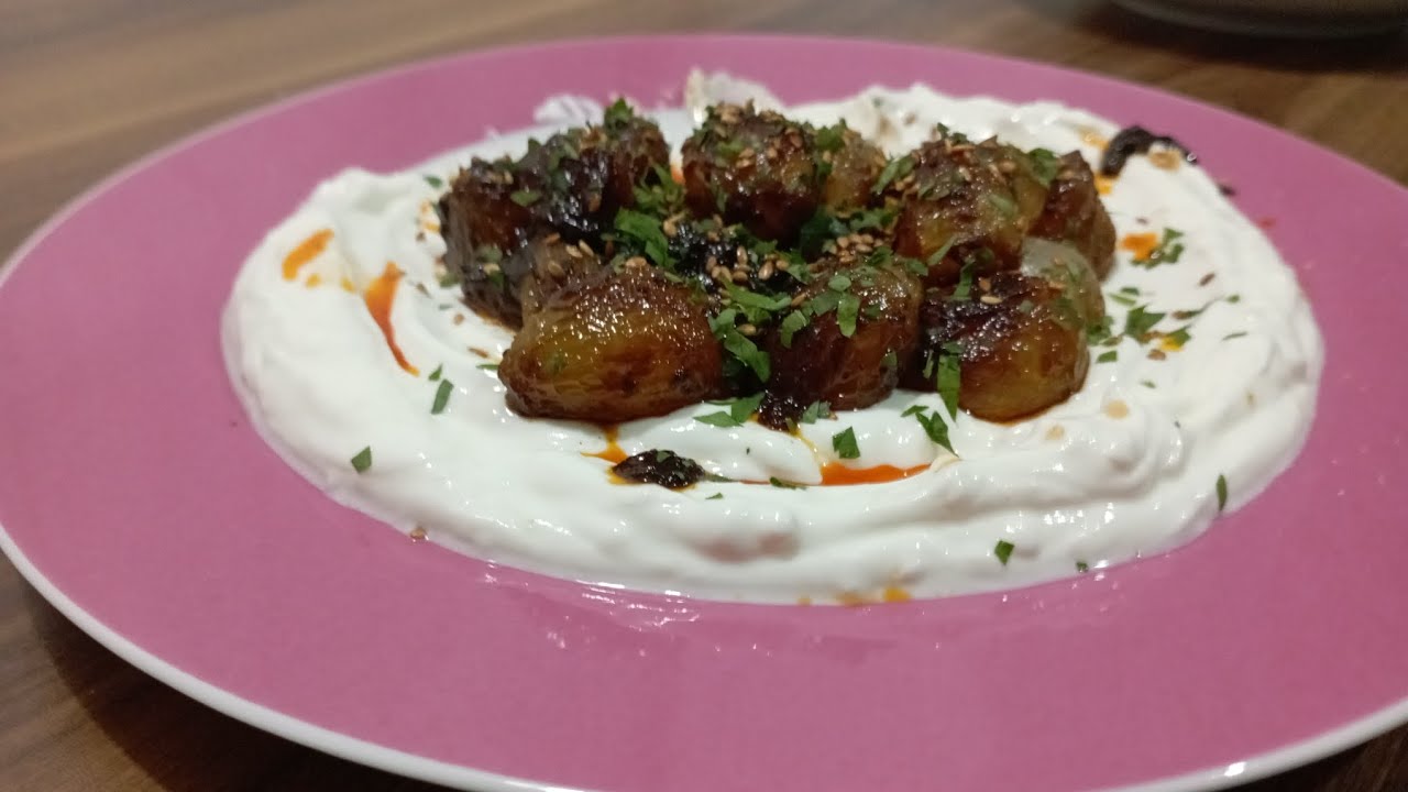 Yoğurtlu Arpacık Soğanlı pratik lezzetli meze tarifi