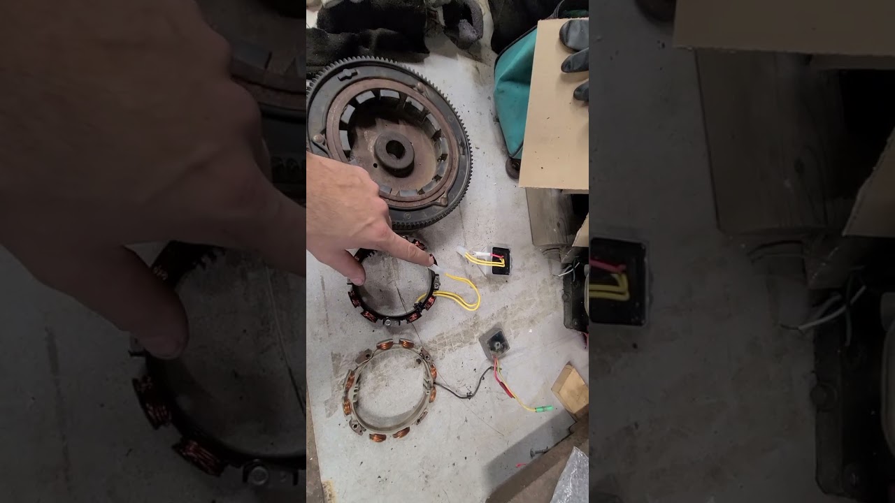 Upgrading a Briggs and Straton alternator for more charging power.