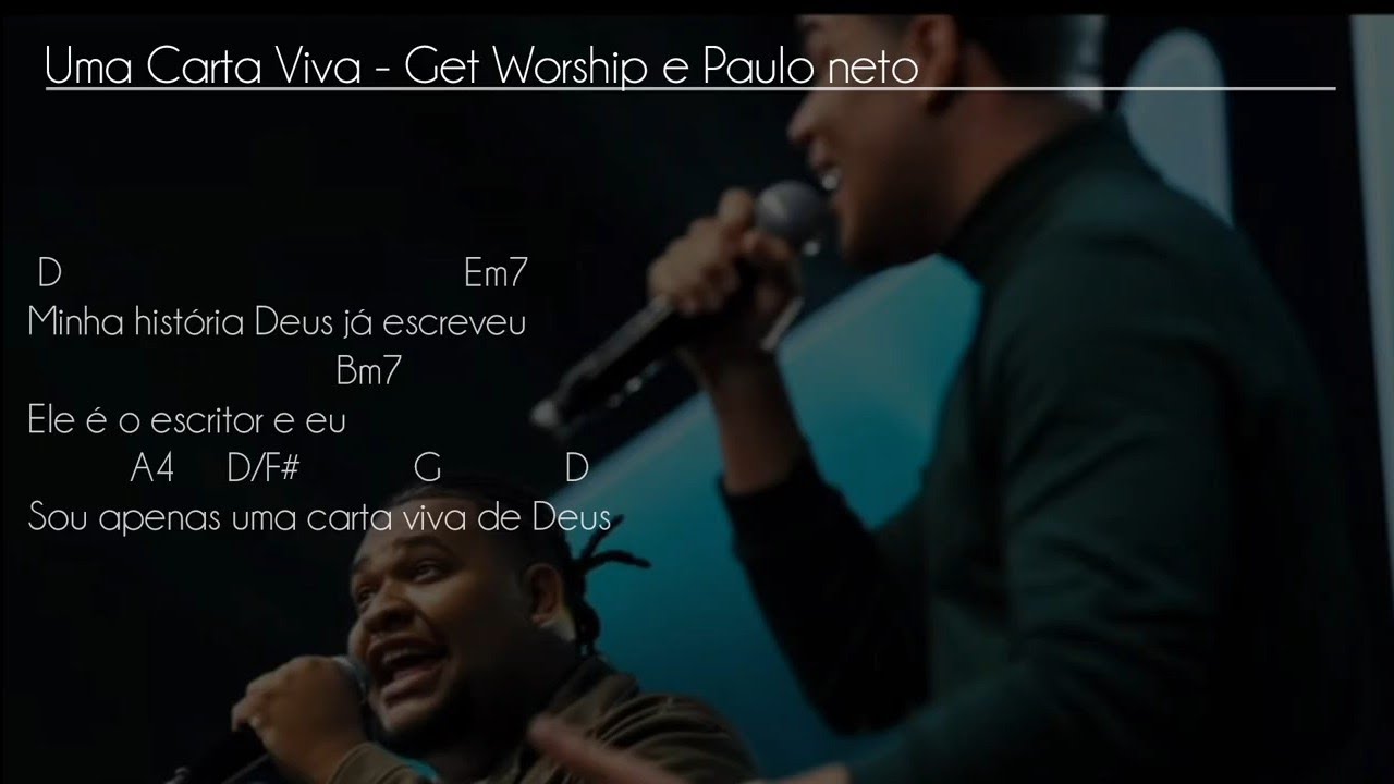 CIFRA | Uma Carta Viva | @GetWorship Cifra Tube gospel
