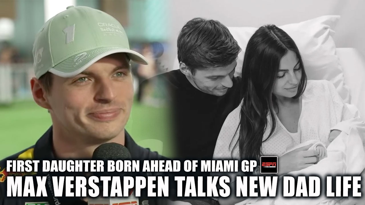 Max Verstappen on becoming a dad after the birth of his daughter: 'It's very special!' 🥹 | ESPN F1