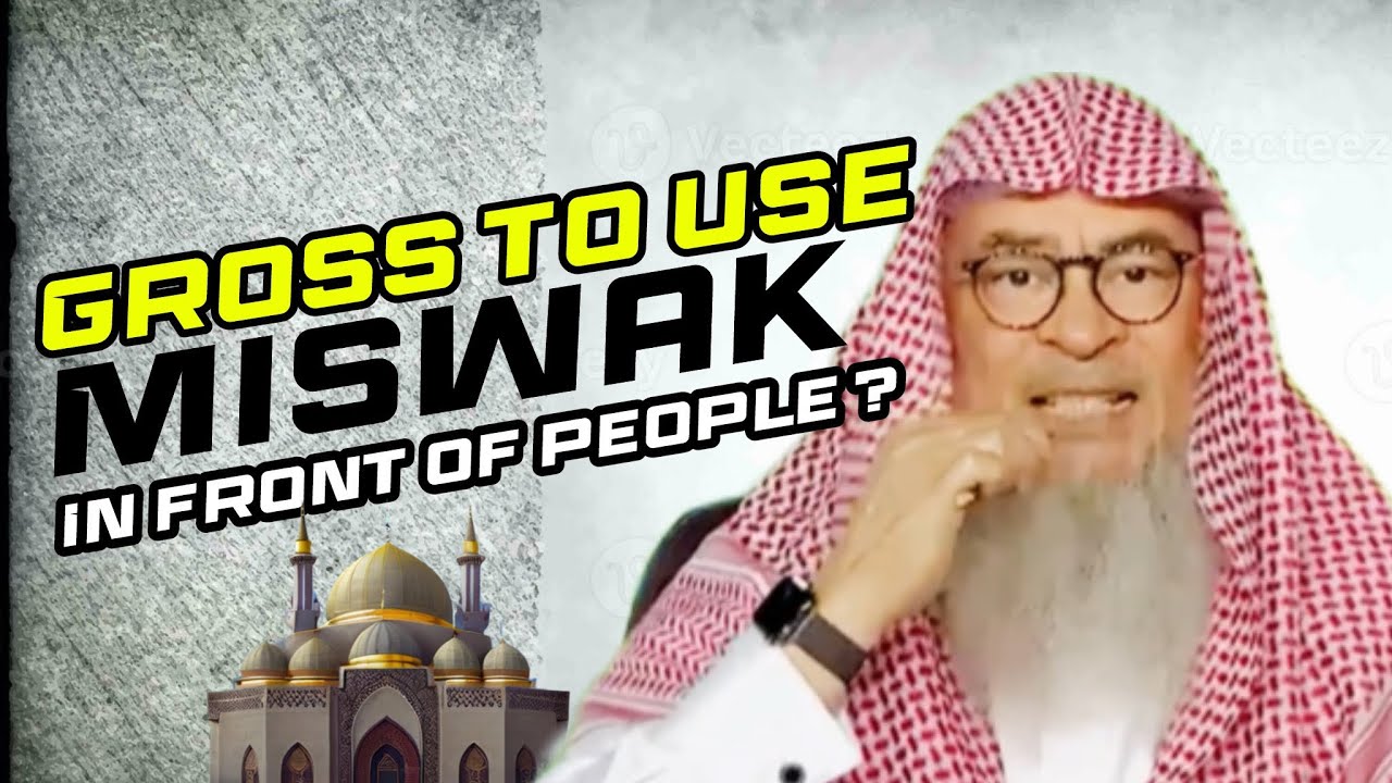 Is it inappropriate to use Miswak in front of people or in Masjids? Use right hand or left?
