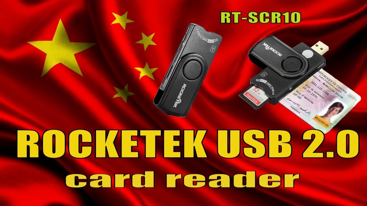 Rocketek USB 2.0 smart CARD READER КУПИЛ/RT-SCR10 ROCKETEK