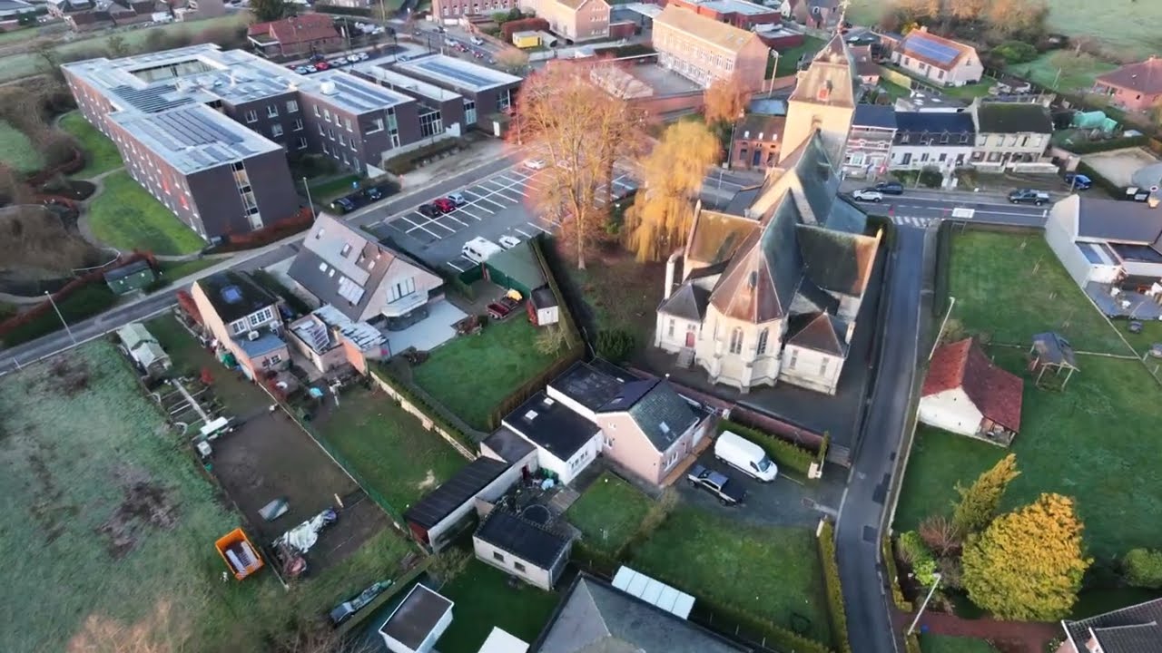 by DJI Neo 2 : Gouden ochtend in  Hekelgem #djineo2 #hekelgem #DroneVideo #affligem  #Vlaanderen