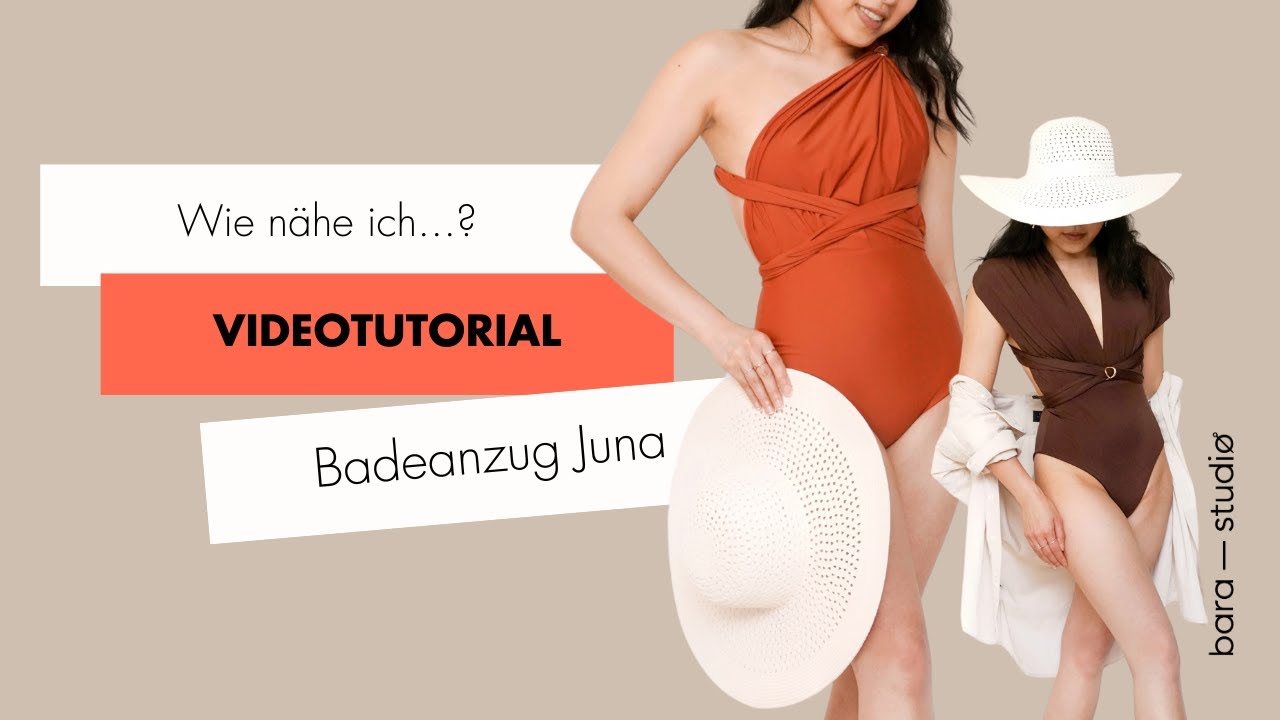 Videotutorial Badeanzug Juna | Nähen für Anfänger