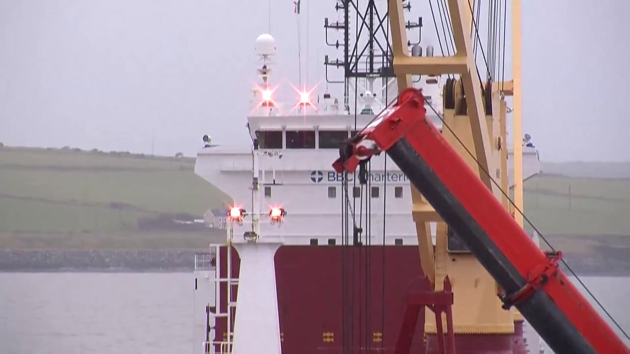 Stowaways ship at Fenit Harbour