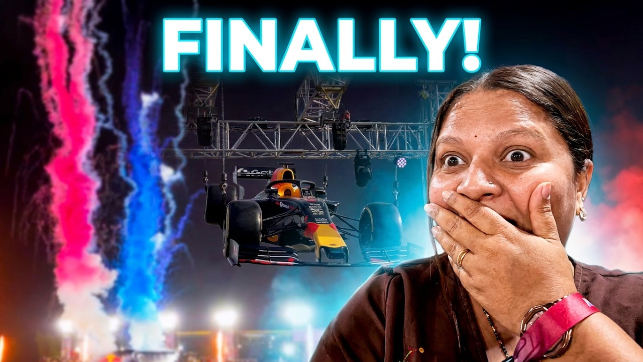 Watching an F1 Car Live in India 🇮🇳 | Redbull motojam 2026