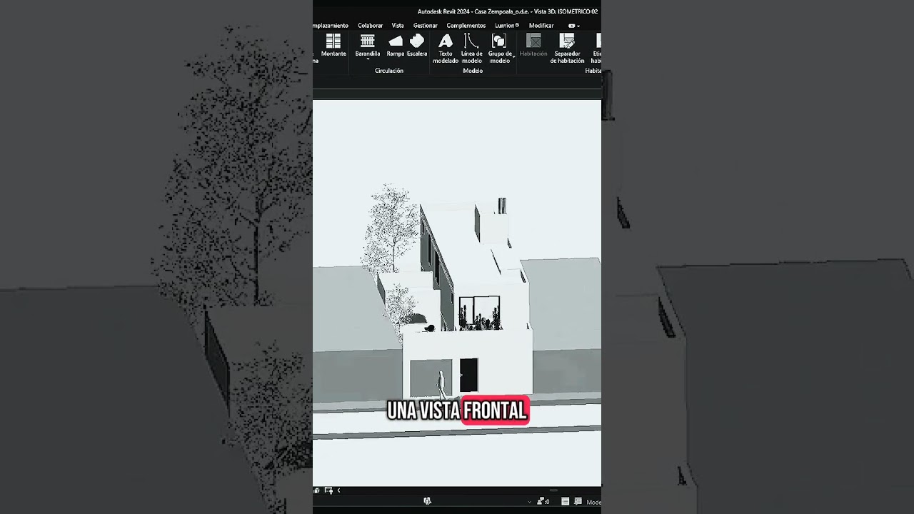 Isom&eacute;trico explotado en Revit #ingenieriaestructural #arquitectura #autocad #ingenieriacivil #tips