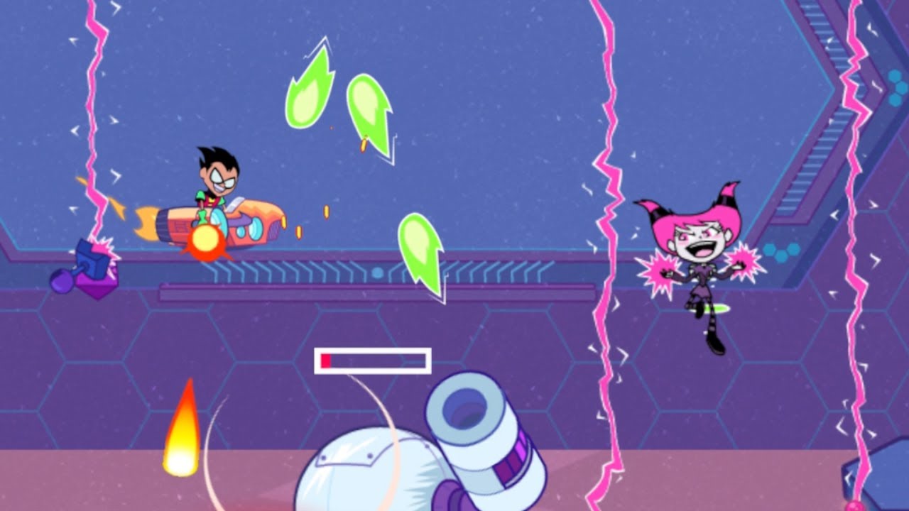 Teen Titans Go: Attack of the Drones - Jinx Throws The Kitchen Sink At Robin (CN Games)