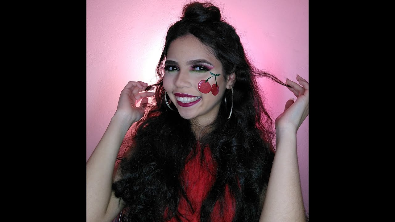 Batom de Cereja Challenge I Cherry Makeup