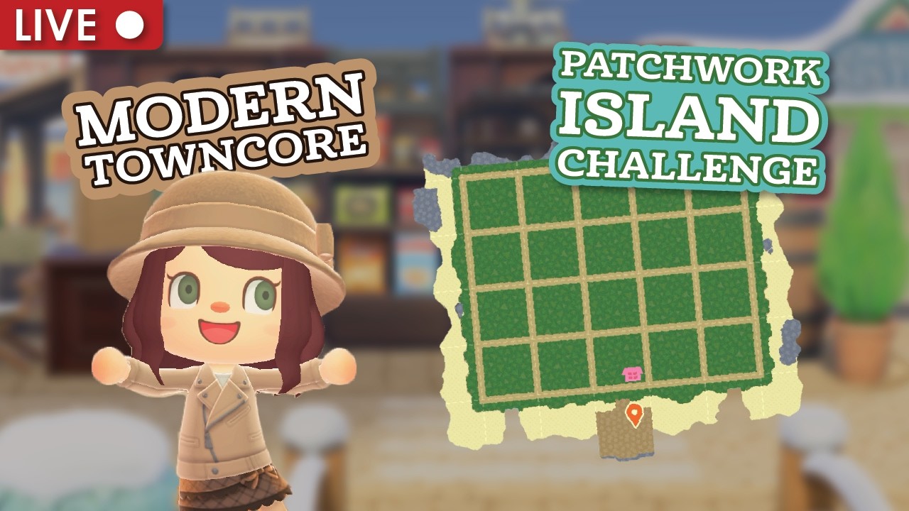 PATCHWORK ISLAND CHALLENGE! Cozy Animal Crossing: New Horizons Stream | Lurker Friendly!