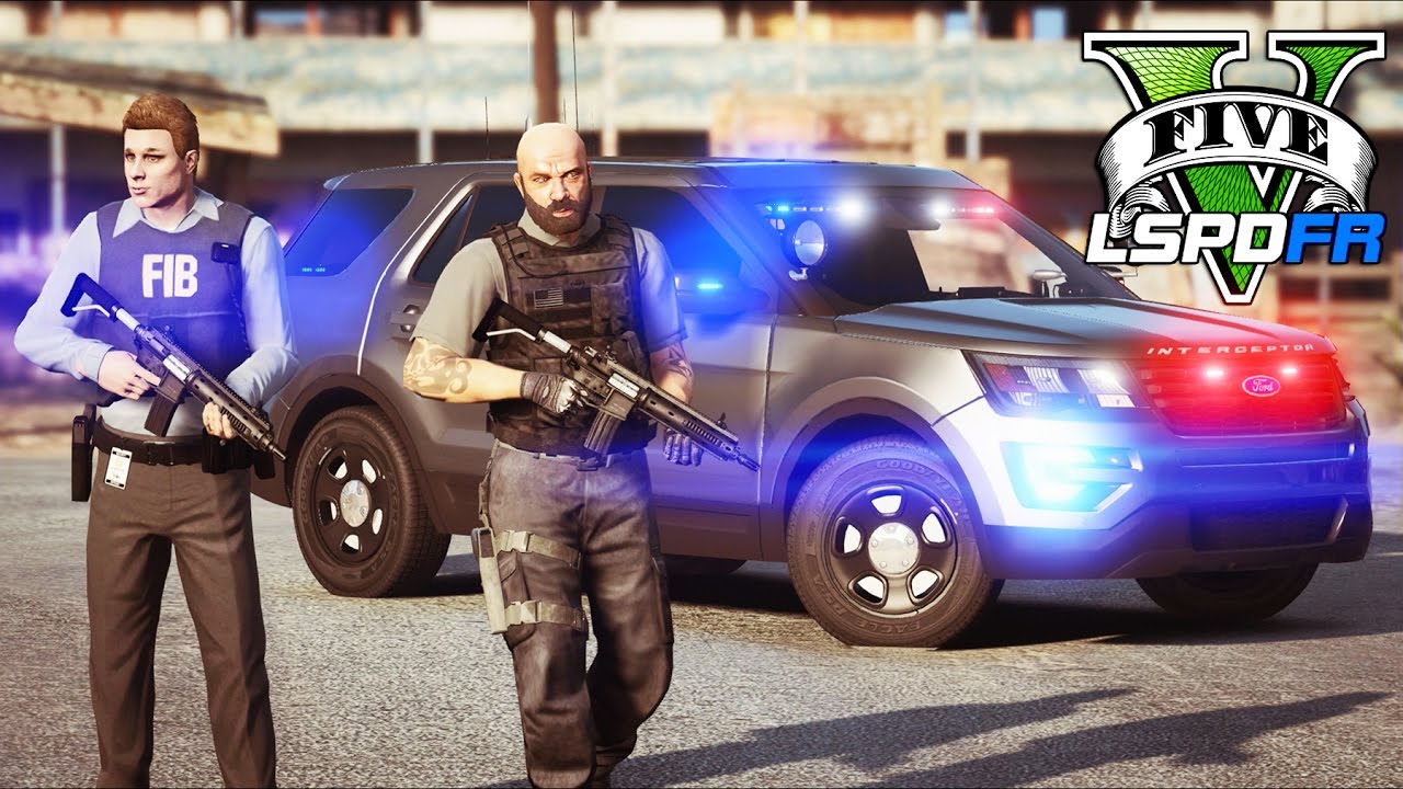GTA 5 - LSPDFR Ep191 - Немаркированный исследователь, напарник ФБР, патруль!!