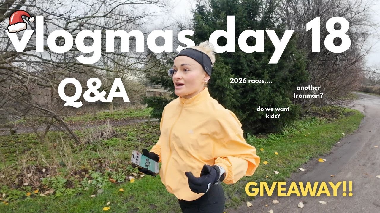 VLOGMAS, День 18 *розыгрыш!!! Вопросы и ответы, и буду ли я снова участвовать в Ironman?!...*