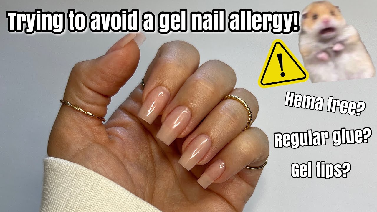 *Пытаюсь избежать аллергии на гель для ногтей. Посмотрите, как я делаю себе ногти.