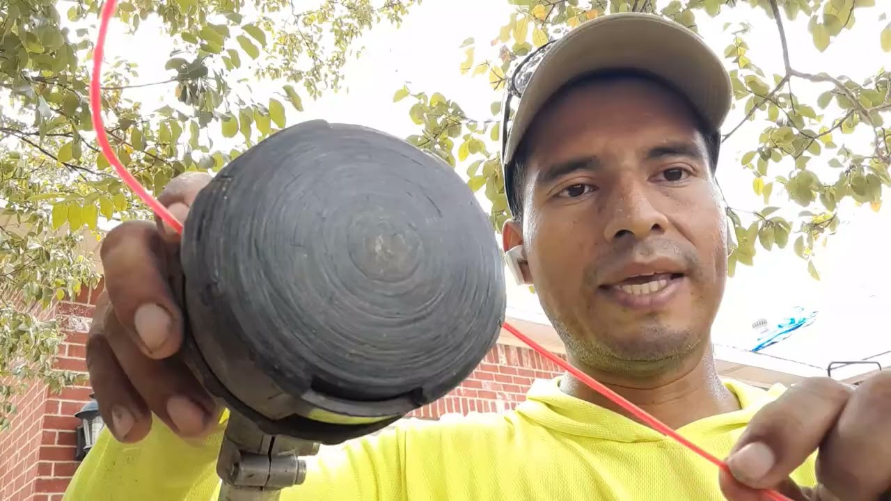 Como ponerle el hilo al guiro o desbrozadora Echo 👍✅️💯