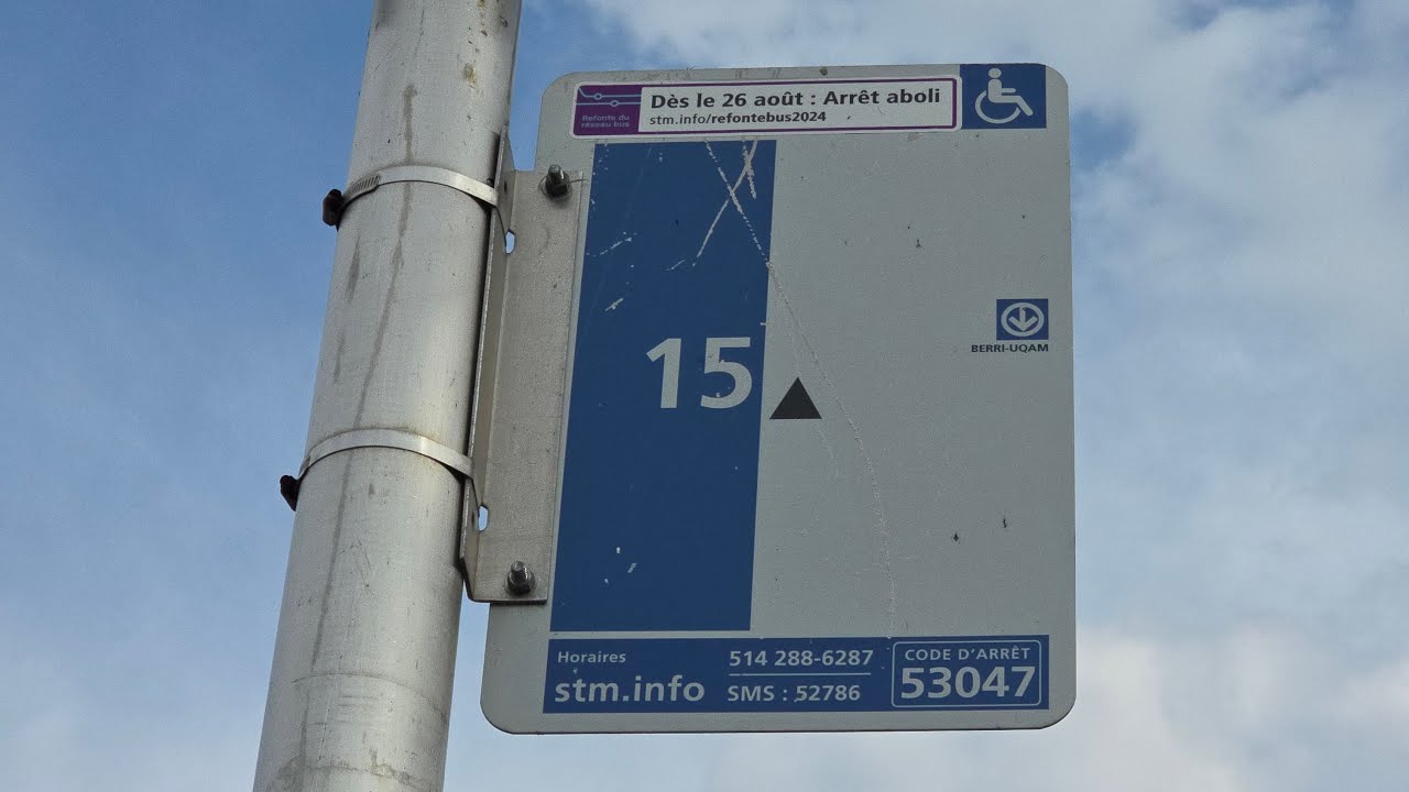 🚍 STM: final bus ride on the 15 route: Sainte-Catherine Street West - before the route is gone