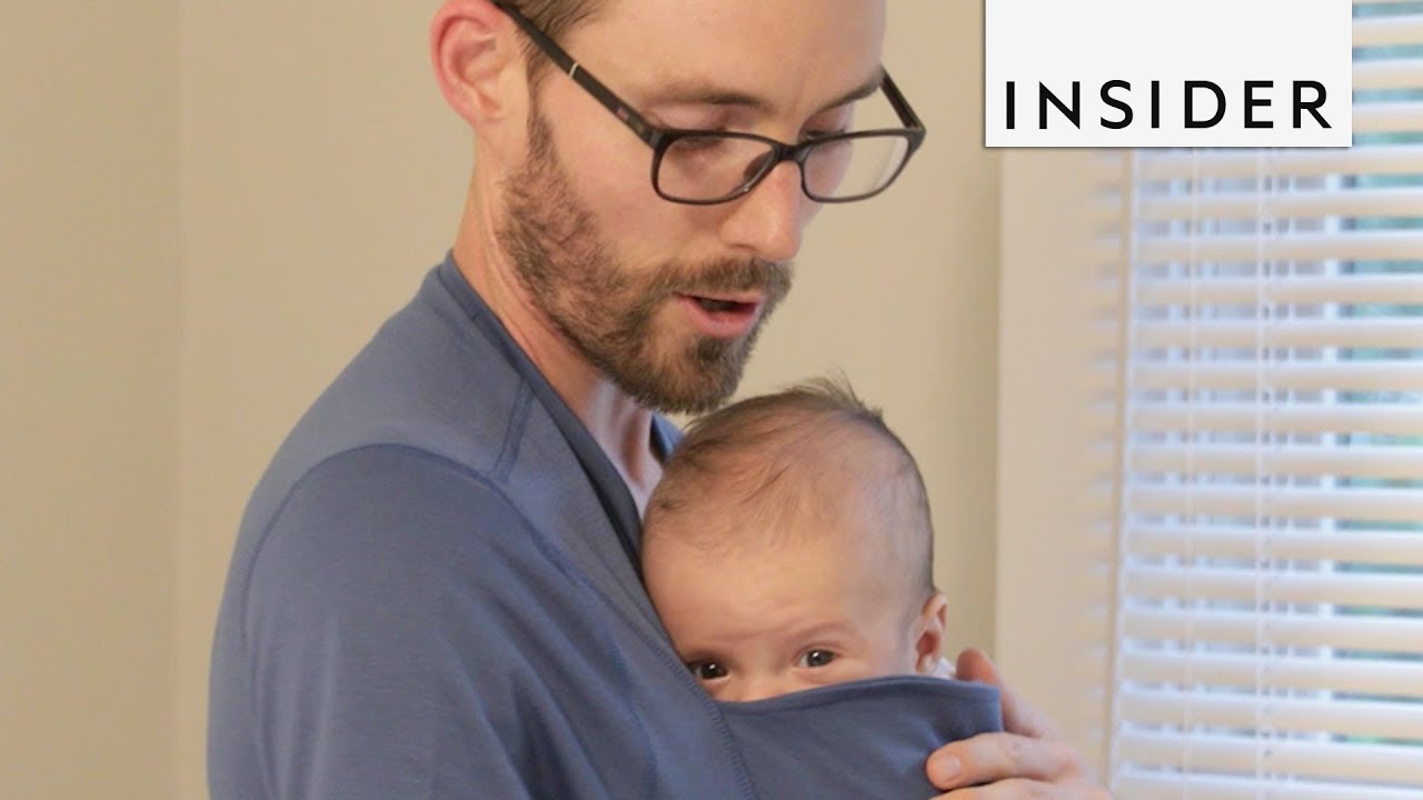Dad Shirt With Carrying Pouch for Babies