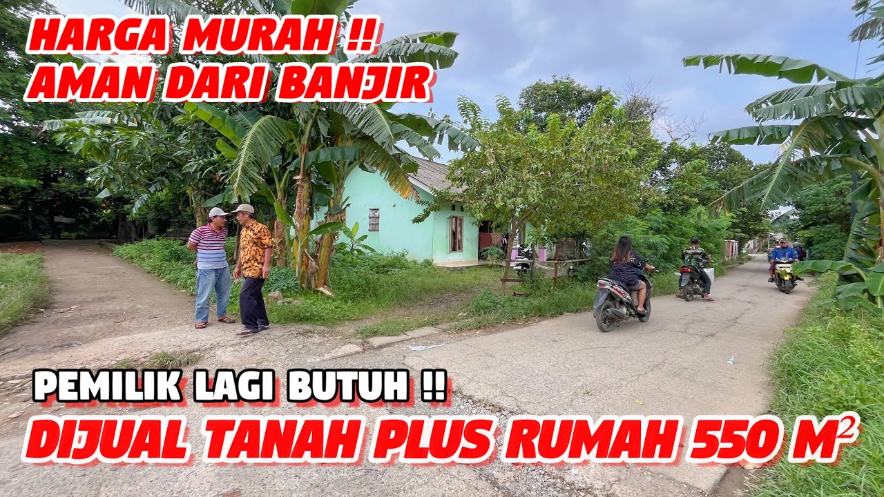  DIJUAL BU RUMAH HUUK LUAS 550 M² || STRATEGIS PINGGIR JLN ||  HARGA MURAH NEGO SAMPAI JADI 