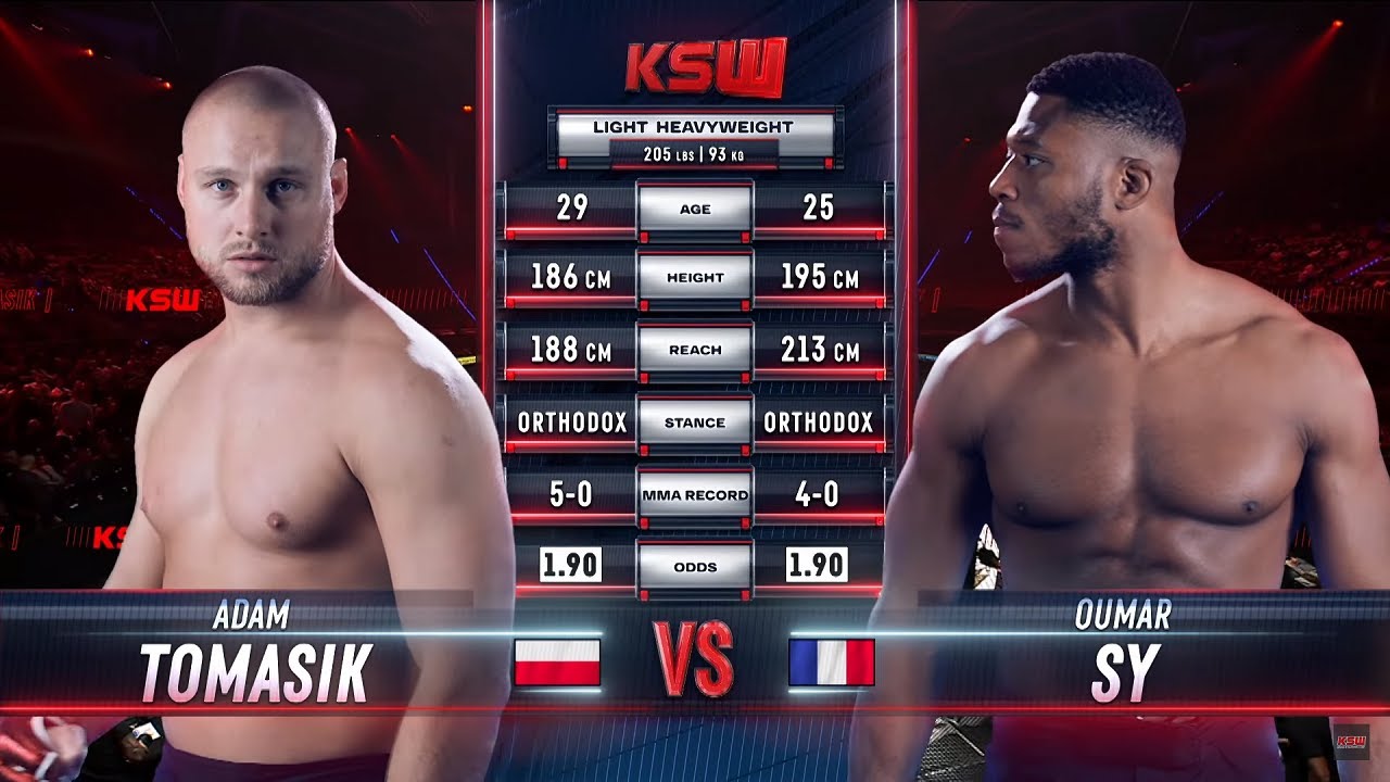 KSW Free Fight: Oumar Sy vs. Adam Tomasik