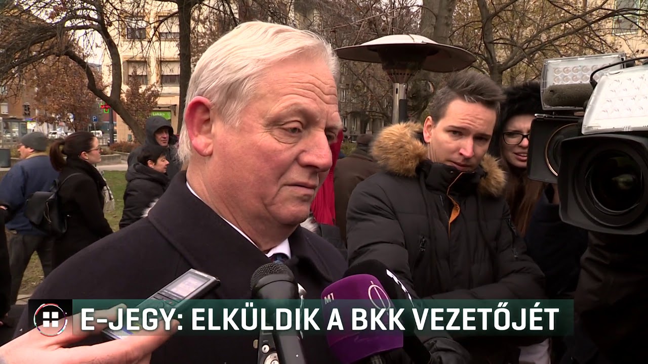 E-JEGY: elküldik a BKK vezetőjét 18-11-30