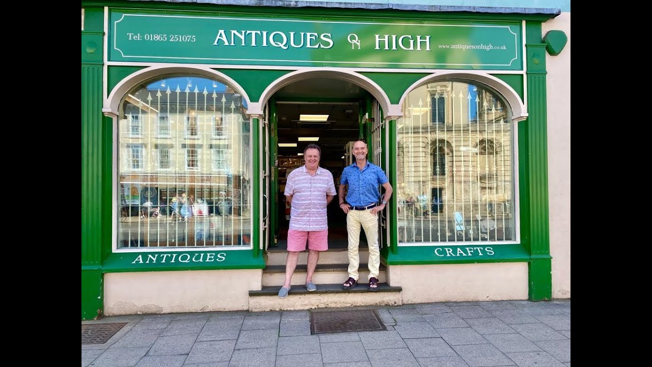 He bought this Antiques Centre on Twitter (late at night!)