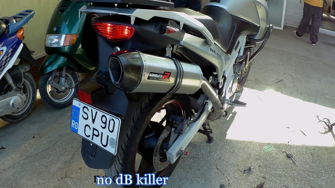 Dominator HP1 on Suzuki V-Strom DL650 (K4)