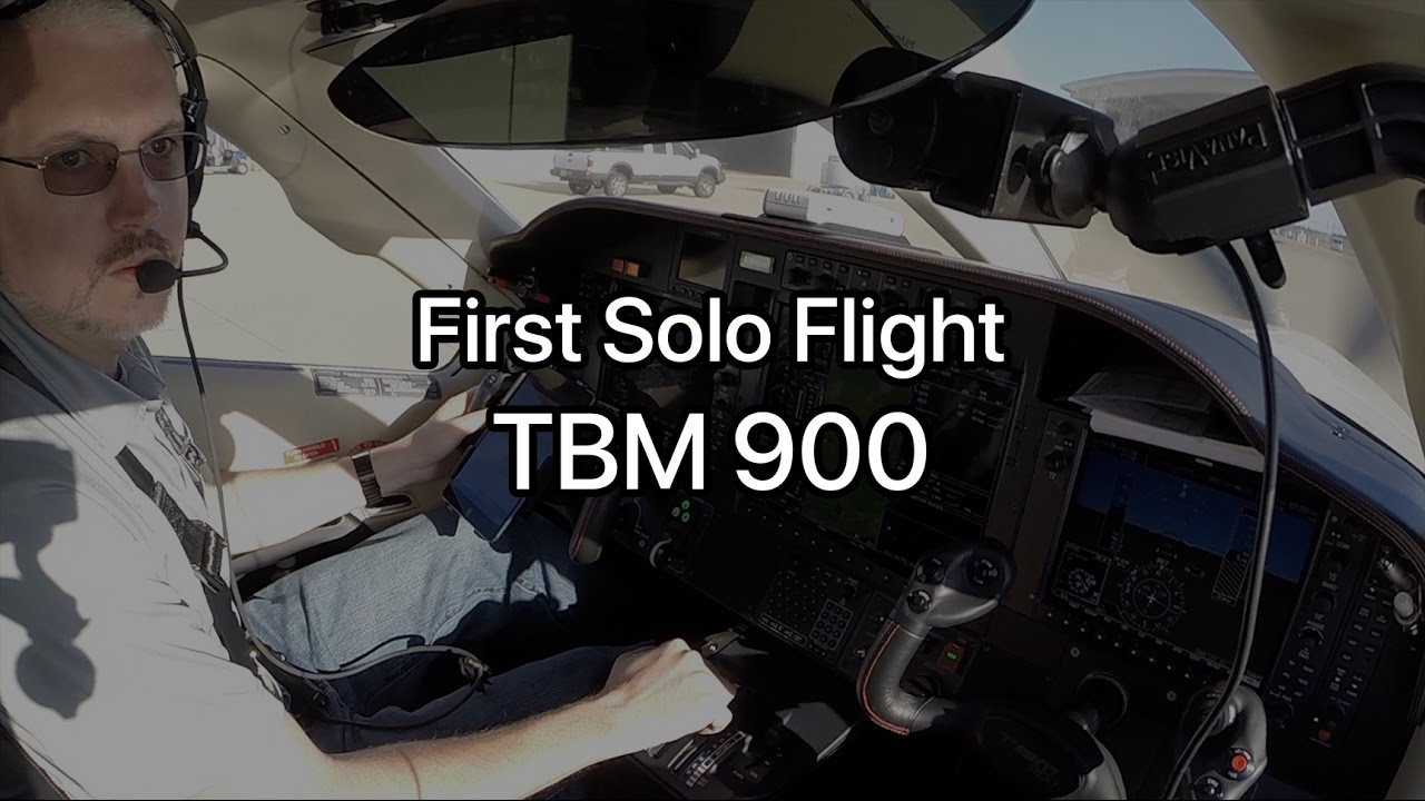 TBM 900 first solo