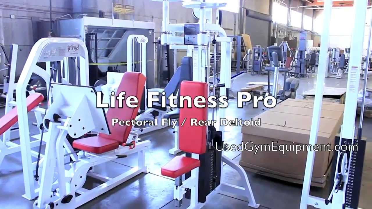 Used Life Fitness Pro Pec Fly  Rear Delt Circuit Machine For Sale