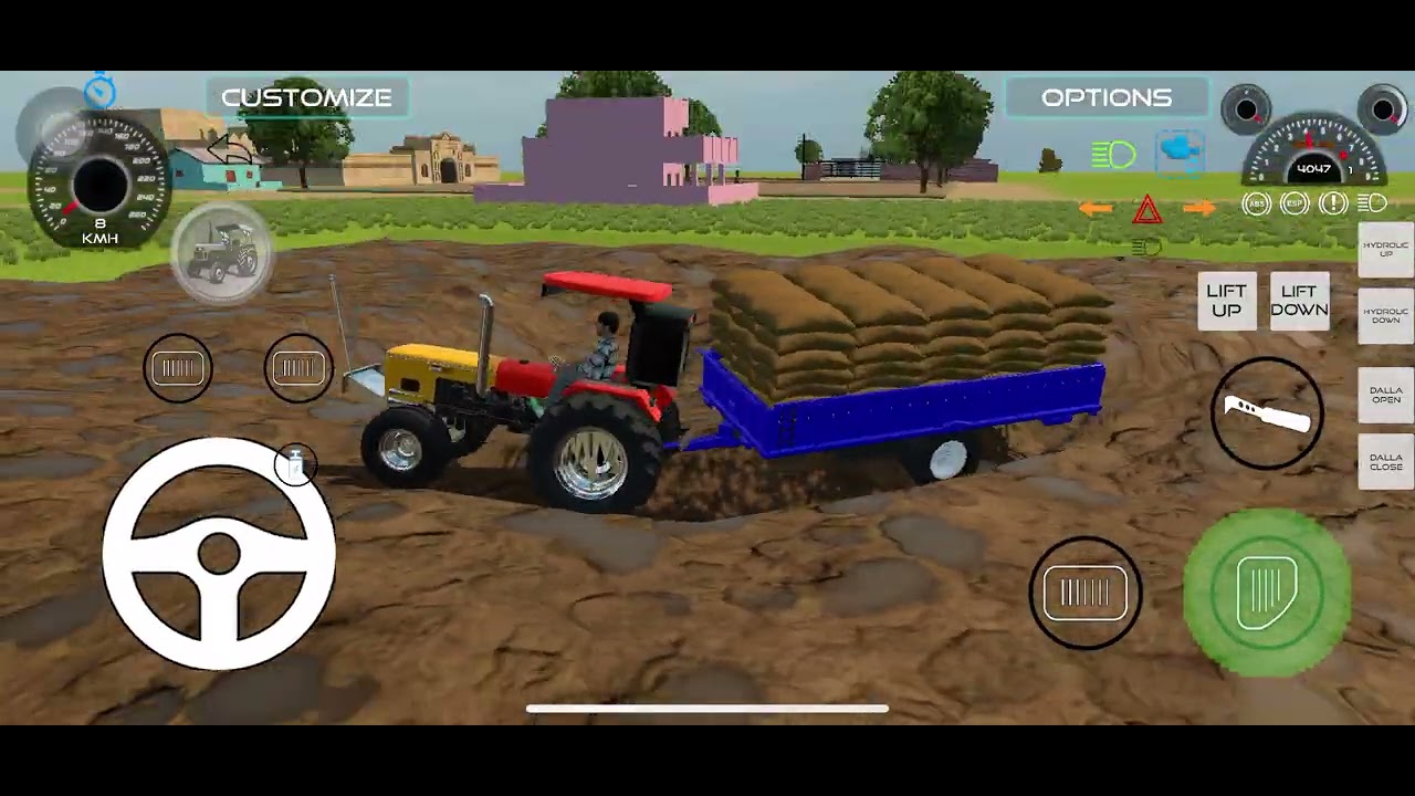 5911 Tractor 🚜 with trolley 