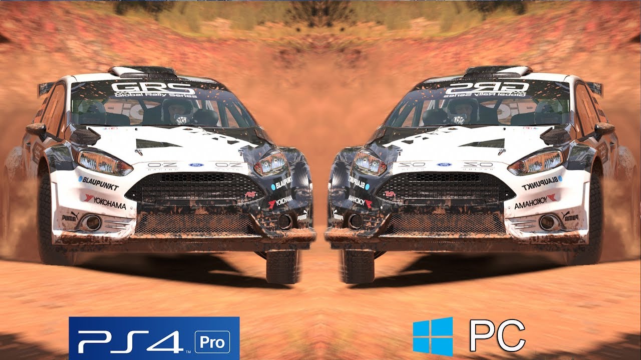 DIRT 4 Graphics Comparison - PS4 Pro Vs PC Maxed Out Settings [60FPS]