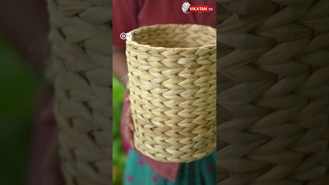 வாழை நாரிலிருந்து அழகிய கலைப்பொருட்கள்! #DWEnvironment #Banana #Fibre