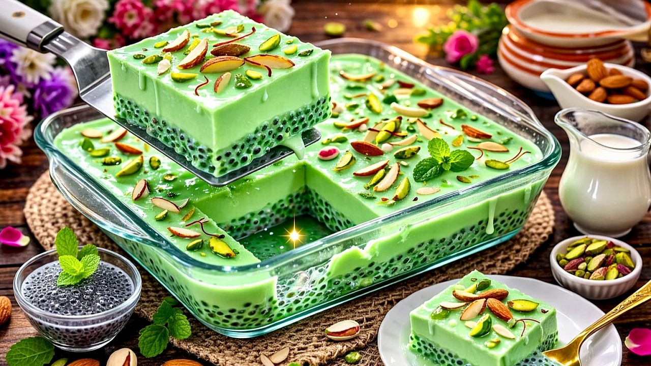 No Gelatin! China Grass Pudding  Ramzan Special Agar Agar Pudding Market Jaisa Soft & Jiggly Dessert