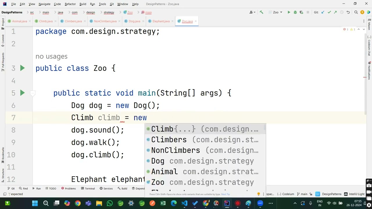 Strategy  Design pattern