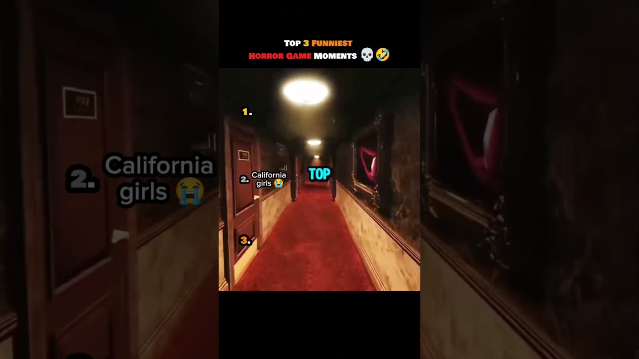 Top 3 Funniest Horror Game Moments 💀🤣 #fypシ #funny #horror #shorts