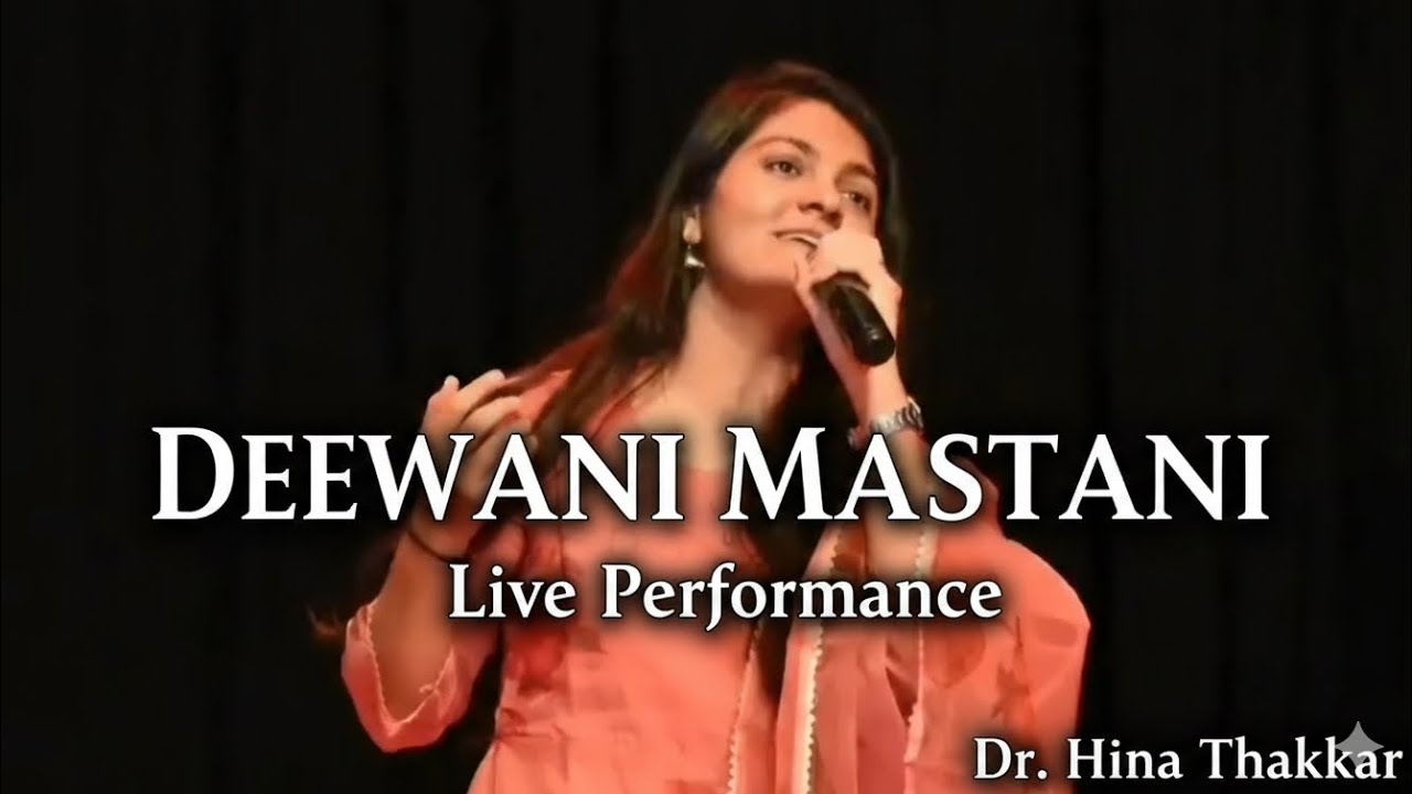 Deewani Mastani | Throwback live performance | Shreya Ghoshal | Cover version | Dr.Hina Thakkar