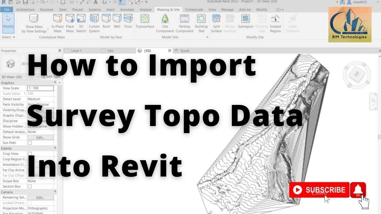 How to Import Survey Topo Data into Revit