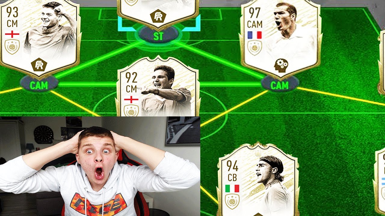 CANNAVARO + Icon ZIDANE in 194 Rated team of the Season Fut Draft Challenge! - Fifa 20 Ultimate Team