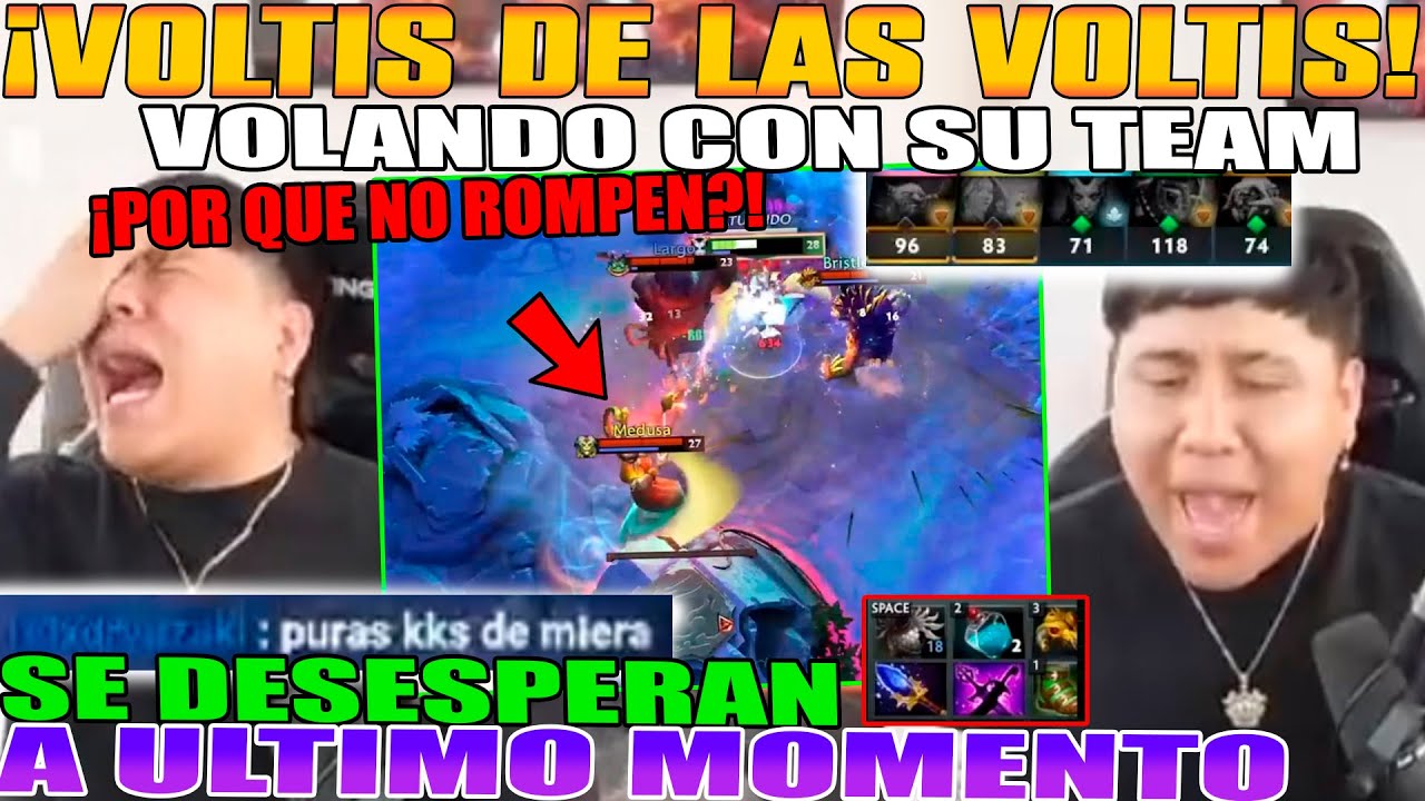 VOLTIS DE LAS VOLTIS!! MACARIUS VOLANDO CON SU TEAM WANOS. SE DESESPERAN A ULTIMO MOMENTO DOTA 2