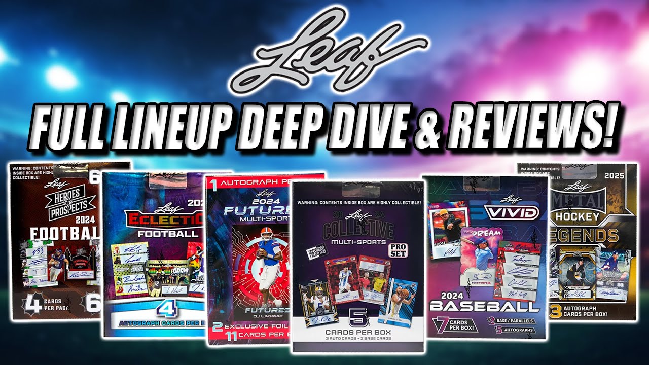 LET'S RIP ALL SIX!!! | Reviewing Recent Releases with @Leaf Trading Cards