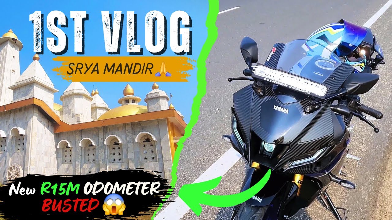 Finally i made my 1st vlog |And gone something wrog with my new R15M Carbon Edition's odometer 😭|