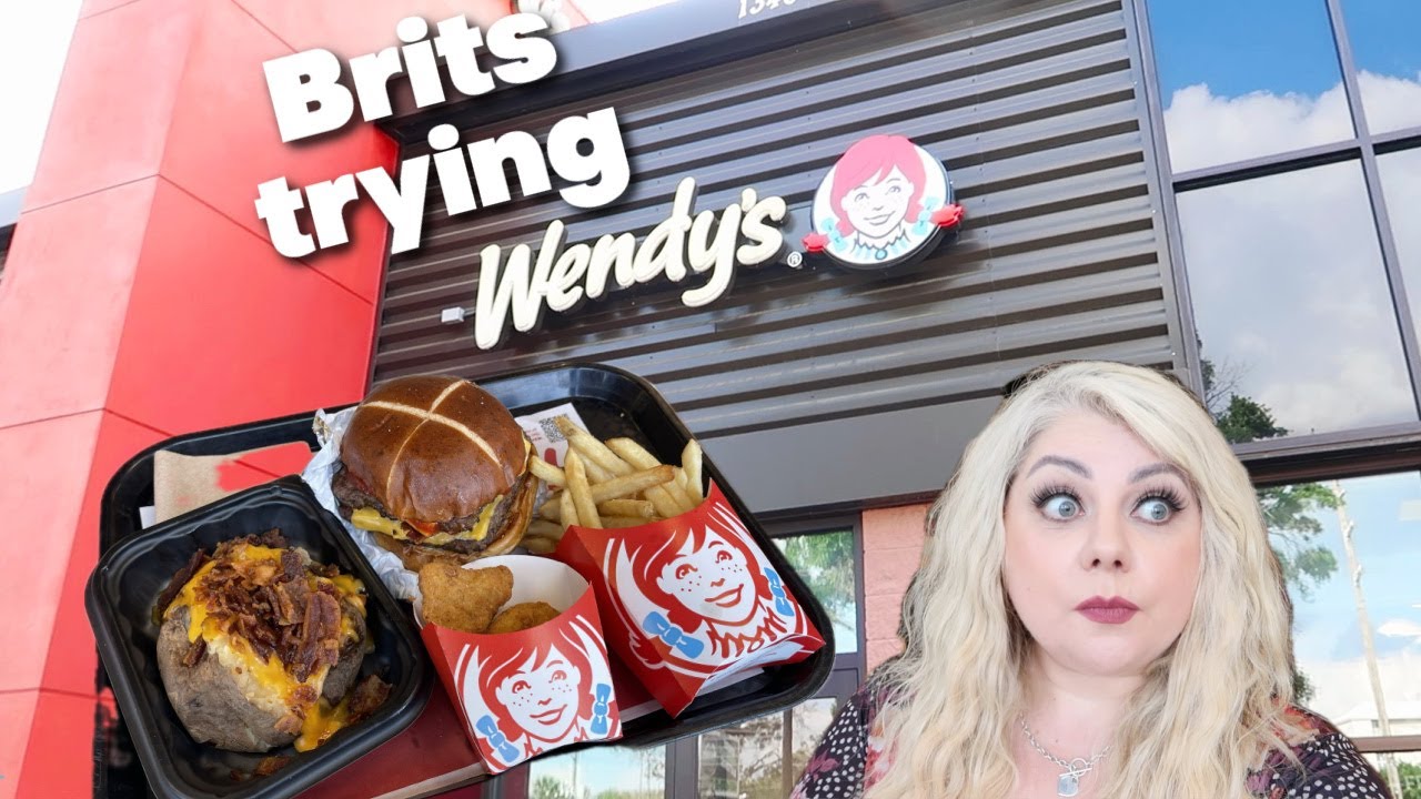 Brits trying Wendy's 🇬🇧🇺🇸