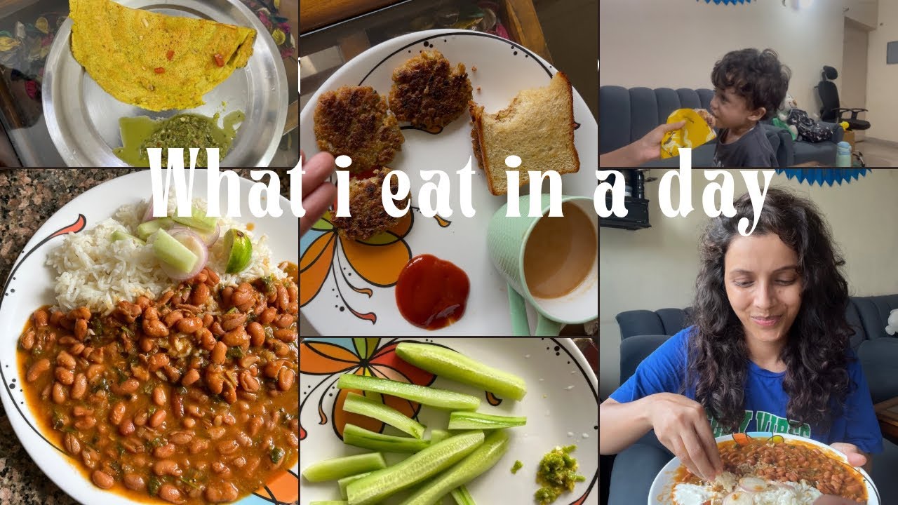 What I Eat in a Day | Simple Indian Food + Soya Chunks Cutlet Recipe 