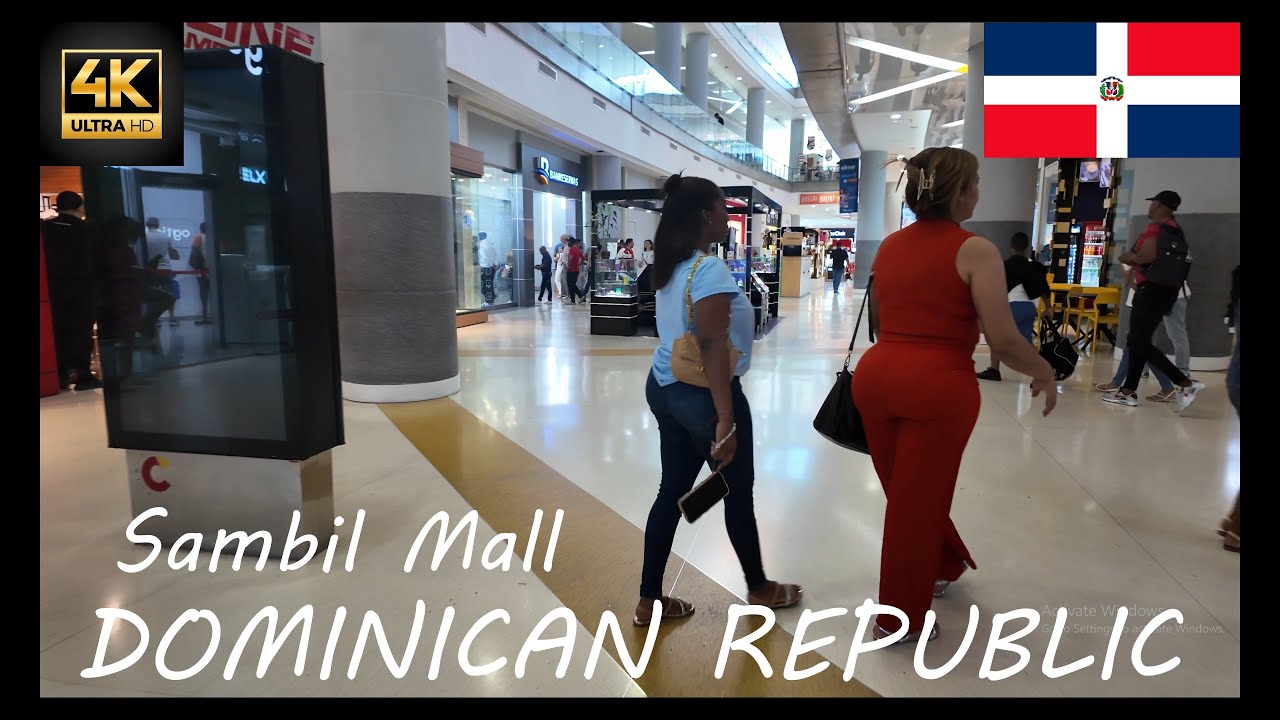 4K Walking Tour - Sambil Shopping Mall Santo Domingo Distrito Nacional Dominican Republic
