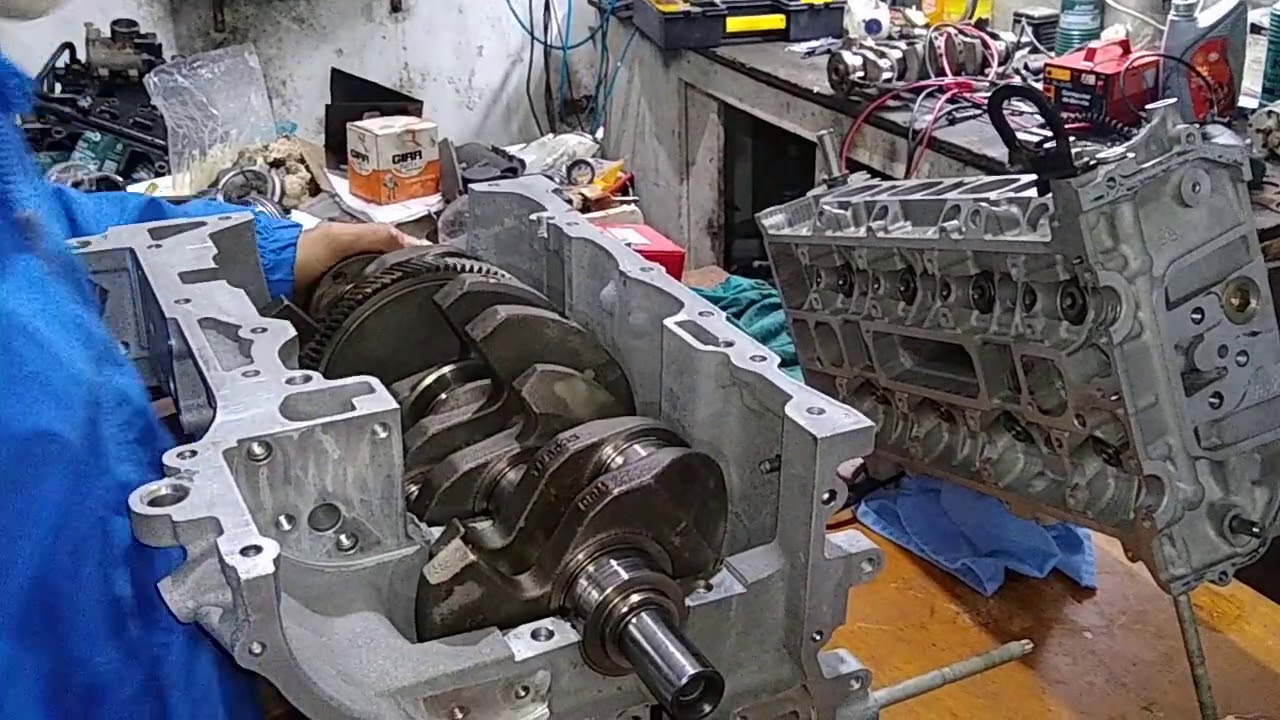 1°parte da montagem ford fusion 2.3