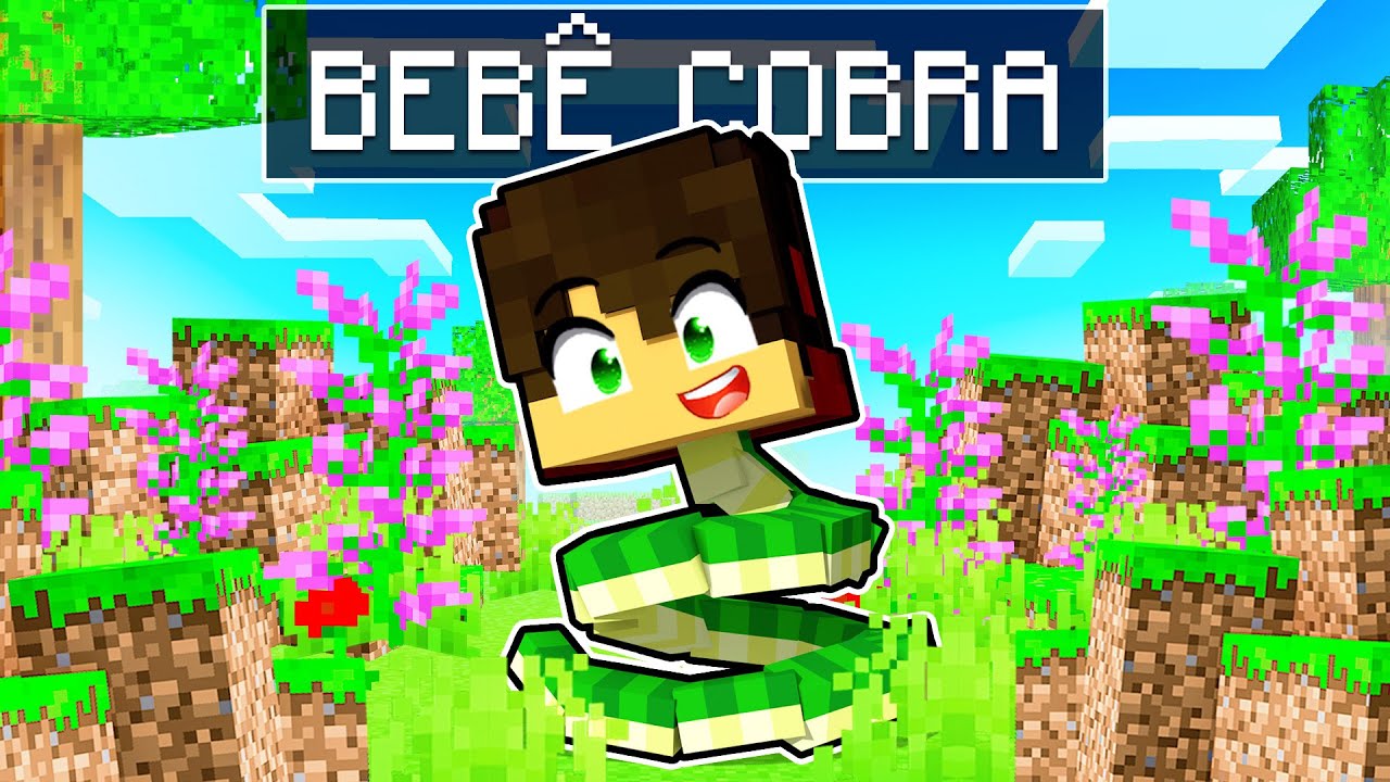 GUIHH se transformou em UM BEBE COBRA no MINECRAFT ✭ Guihh ✭