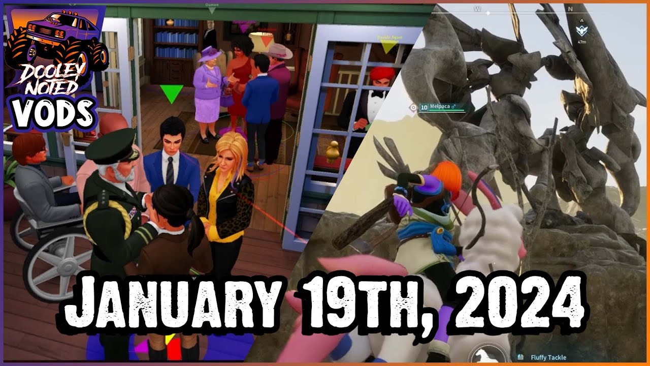Spyparty/Battleship/Palworld - VOD from January 19th, 2024