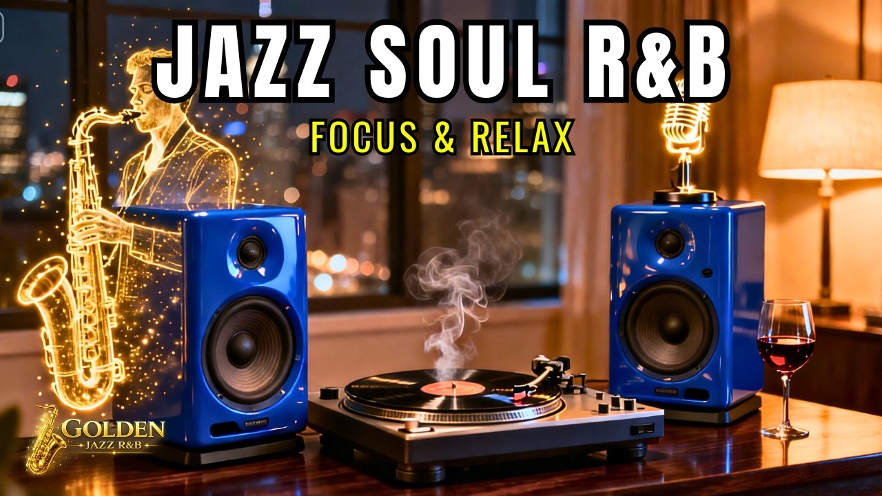 Smooth Jazz & Soulful R&B – Relaxing Music for Work, Study & Late Night Focus