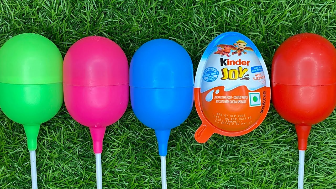 New Glitter Rainbow Lollipop Candy I Cutting| ASMR | Satisfying Video