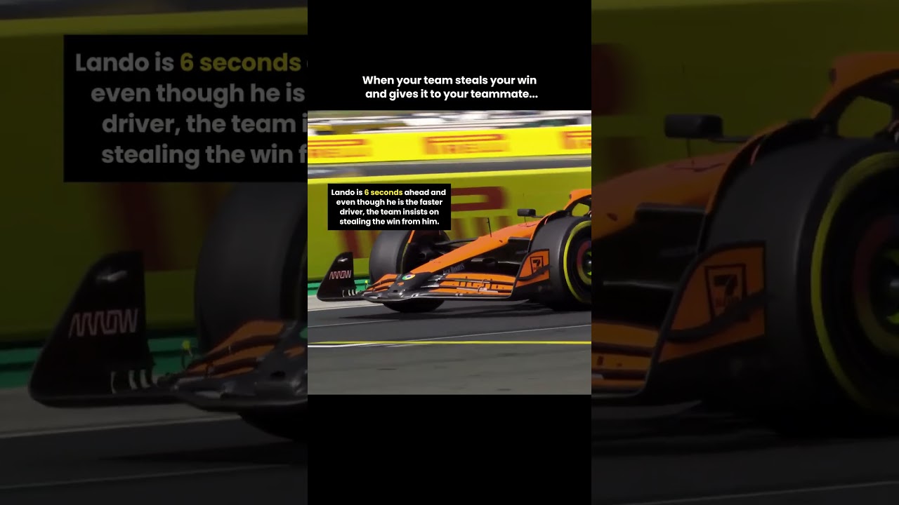 When Mclaren gifted Lando Norris' win to Oscar Piastri in F1