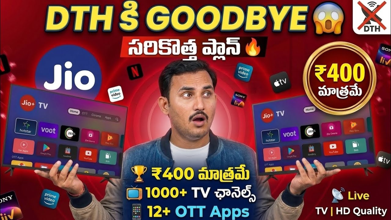 Jio Home 2400 Plan Explained: 1000 Channels and 12 OTT Apps