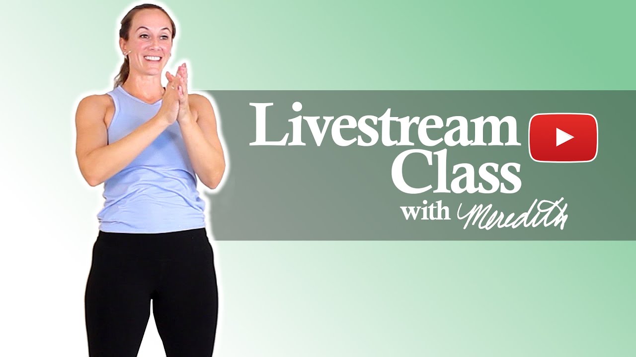 Walking Cardio Workout with Seated Core and Stretch | Heart Health Month | Livestream Class